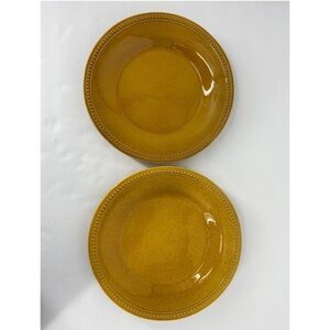 Pier 1 Imports Stoneware Round Soup Pltes